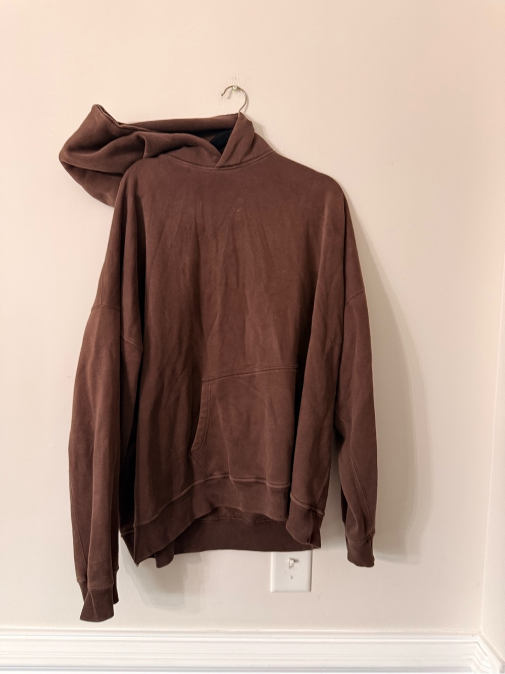 Abercrombie & Fitch Brown Crewneck Hoodie